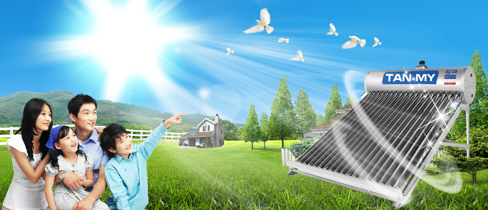 Máy nước nóng năng lượng mặt trời là gì?